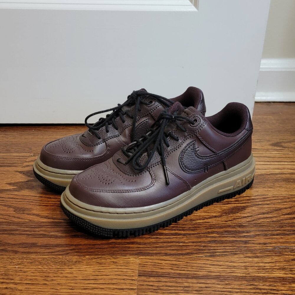 Nike Air Force 1 Low Luxe Brown Basalt, DN2451-200, Men's 6.5 / Women's 8, Used